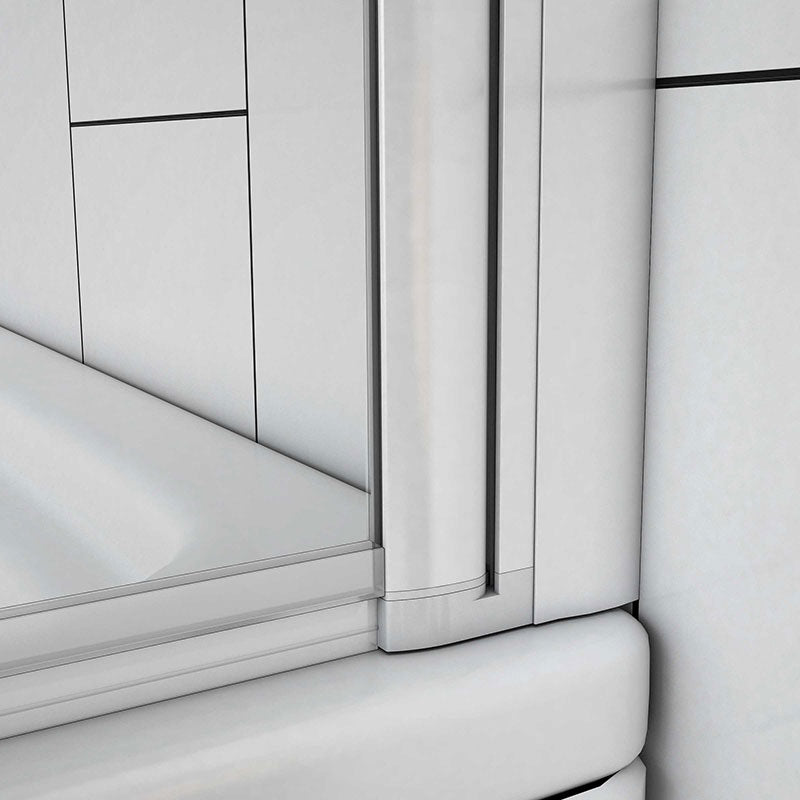 80x140cm Duschabtrennung Badewannenaufsatz Badewannenabtrennung Dusche Duschwand