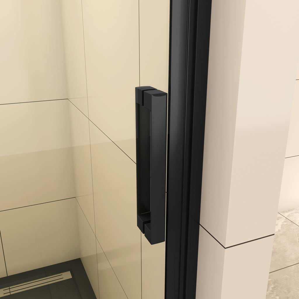 Duschkabine Nischentür Duschtür 80 cm Drehtür 8mm NANO Glas Aica