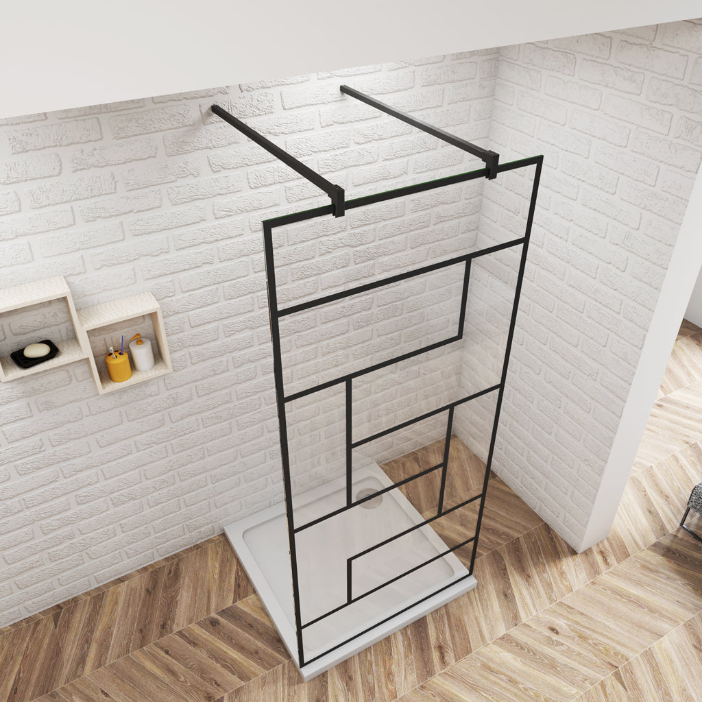 67.7 x H.200 cm Duschabtrennung 8mm NANO Glas Walk In Duschwand Dusche