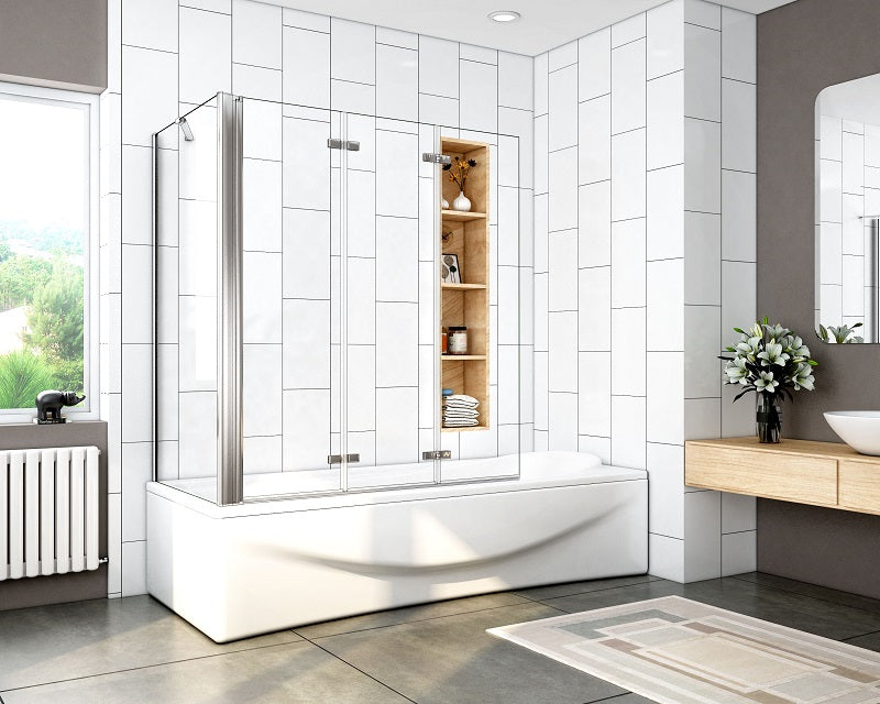 Duschkabine Falttür Drehfalttür Glas