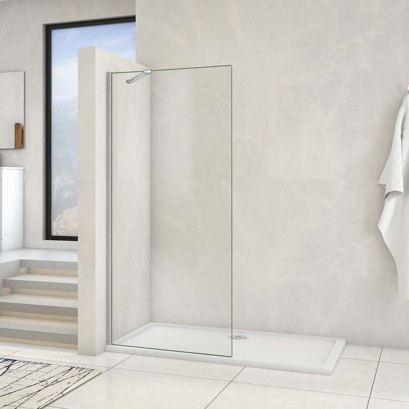 Duschkabine Duschwand Walk in dusche Glas Höhe: 200cm