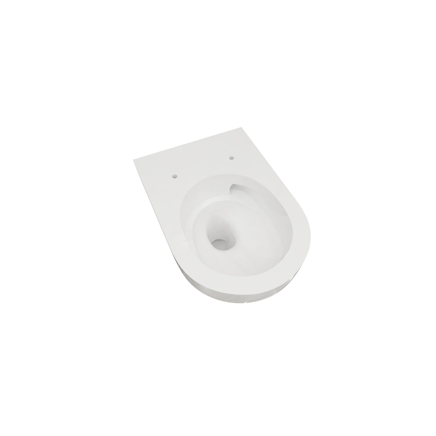 Wand-WC Toilette 52,5×36×36,5cm Modern - Spülrandlos mit Soft-Close Funktion