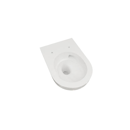 Wand-WC Toilette 52,5×36×36,5cm Modern - Spülrandlos mit Soft-Close Funktion