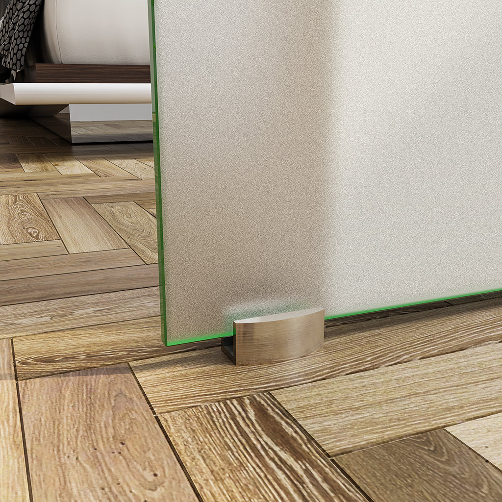 Schiebetür vor der wand laufend Schiebetürsysteme mit verdeckter Glas H.225 cm