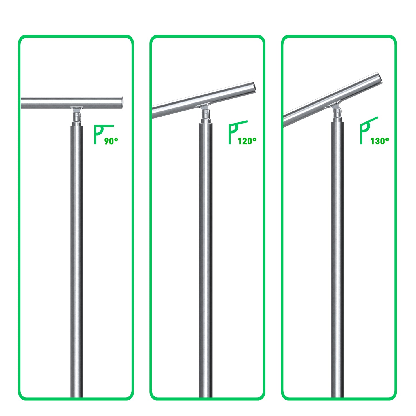 Brüstung Handläufe und Geländersysteme Geländer Treppengeländer Edelstahl Handlauf Balkongeländer Eingangsgeländer Silber