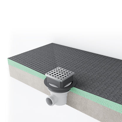 Befliesbares Duschelement XPS 120x90x4 cm Duschboard Duschtasse