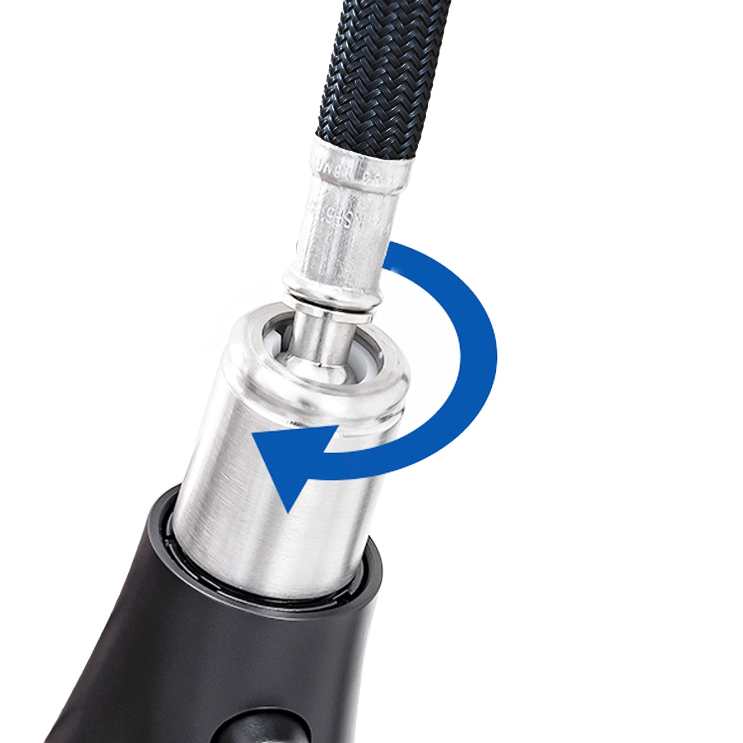 AICA Küchenarmatur mit ausziehbarem Auslauf, 360° Drehbar, 3 Modi – Edelstahl in verschiedenen Farben