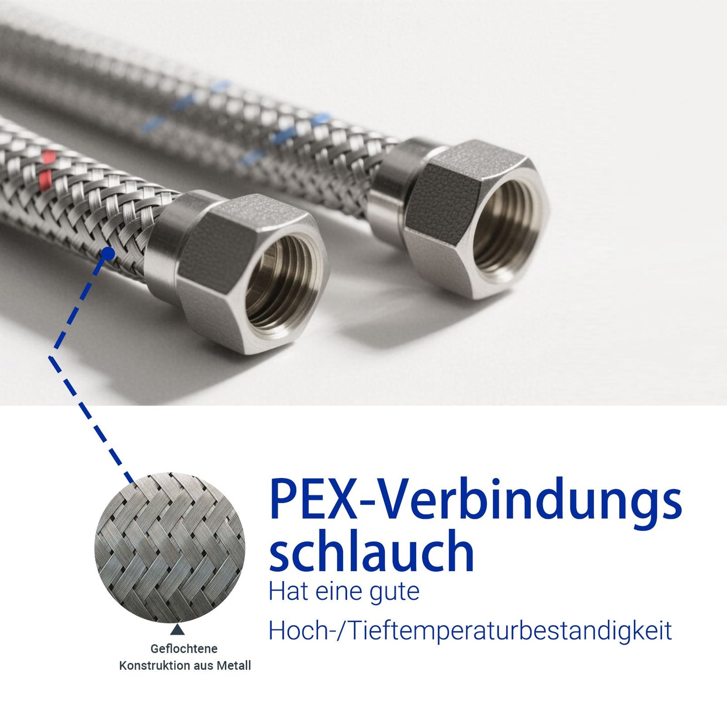 AICA Küchenarmatur mit ausziehbarem Auslauf, 360° Drehbar, 3 Modi – Edelstahl in verschiedenen Farben