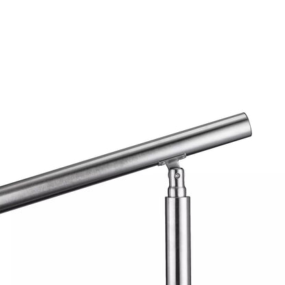 Brüstung Handläufe und Geländersysteme Geländer 3 Querstäbe Treppengeländer Edelstahl Handlauf Balkongeländer