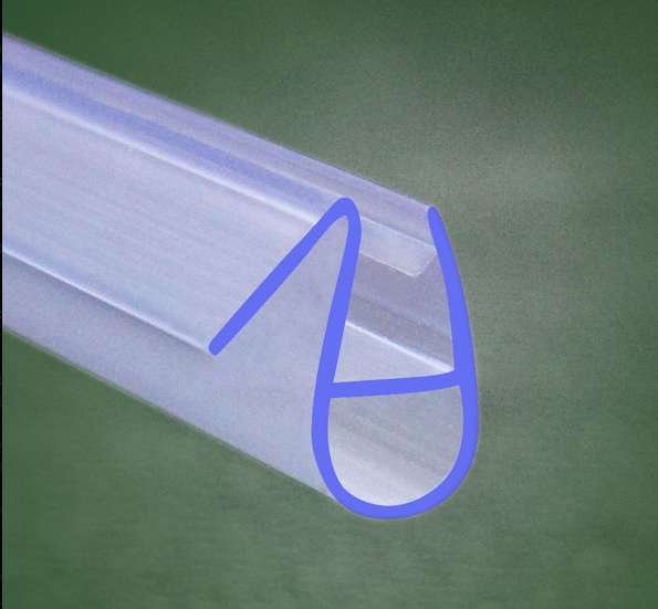 Dichtung Dichtteil Unten für Duschabtrennung Duschkabine Dusche Glas C6