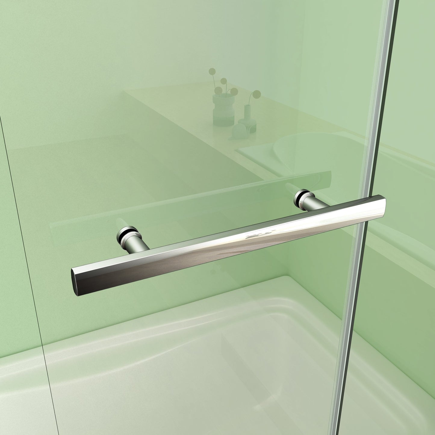 Duschabtrennung Badewannenaufsatz Glas