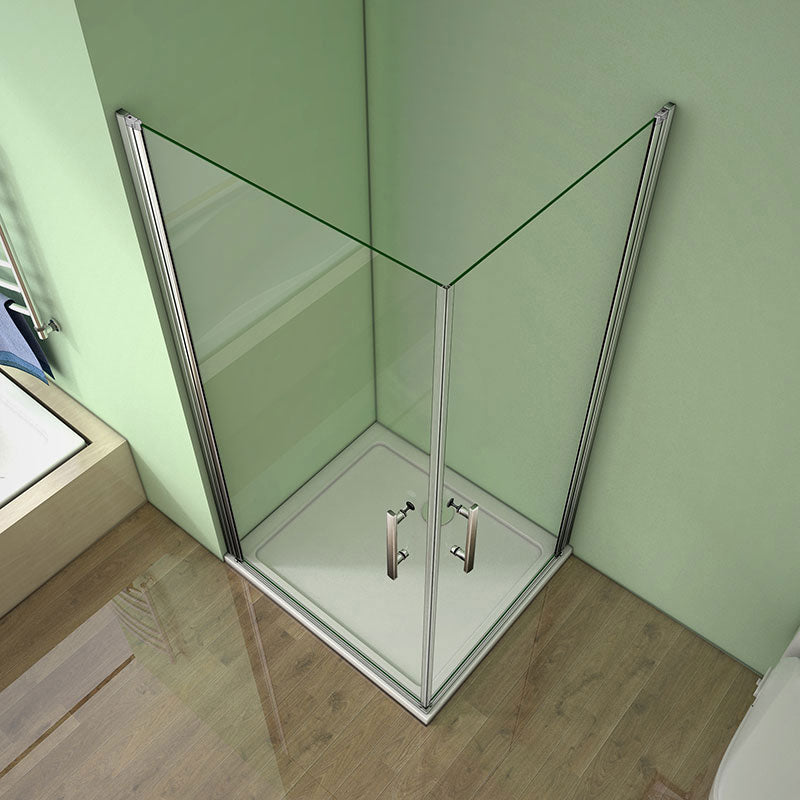 90x90 80x80 Eckeinstieg Eckdusche Duschkabine Glas