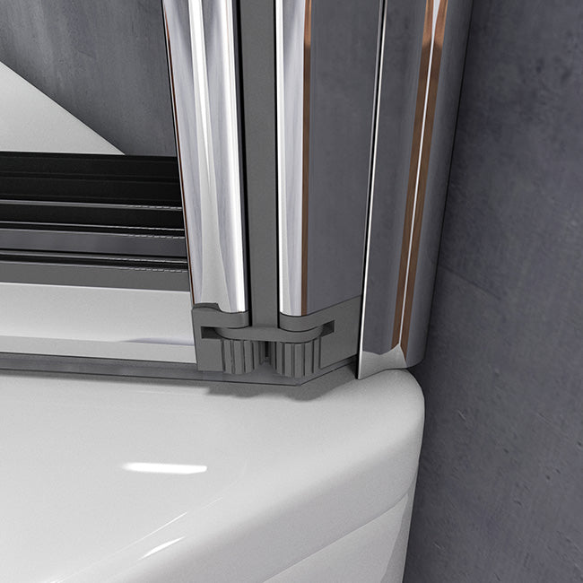 Duschabtrennung Badewannenaufsatz Glas