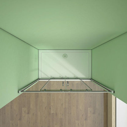 120x185cm Walk In  Duschkabine Duschabtrennung Schiebetür Nischentür