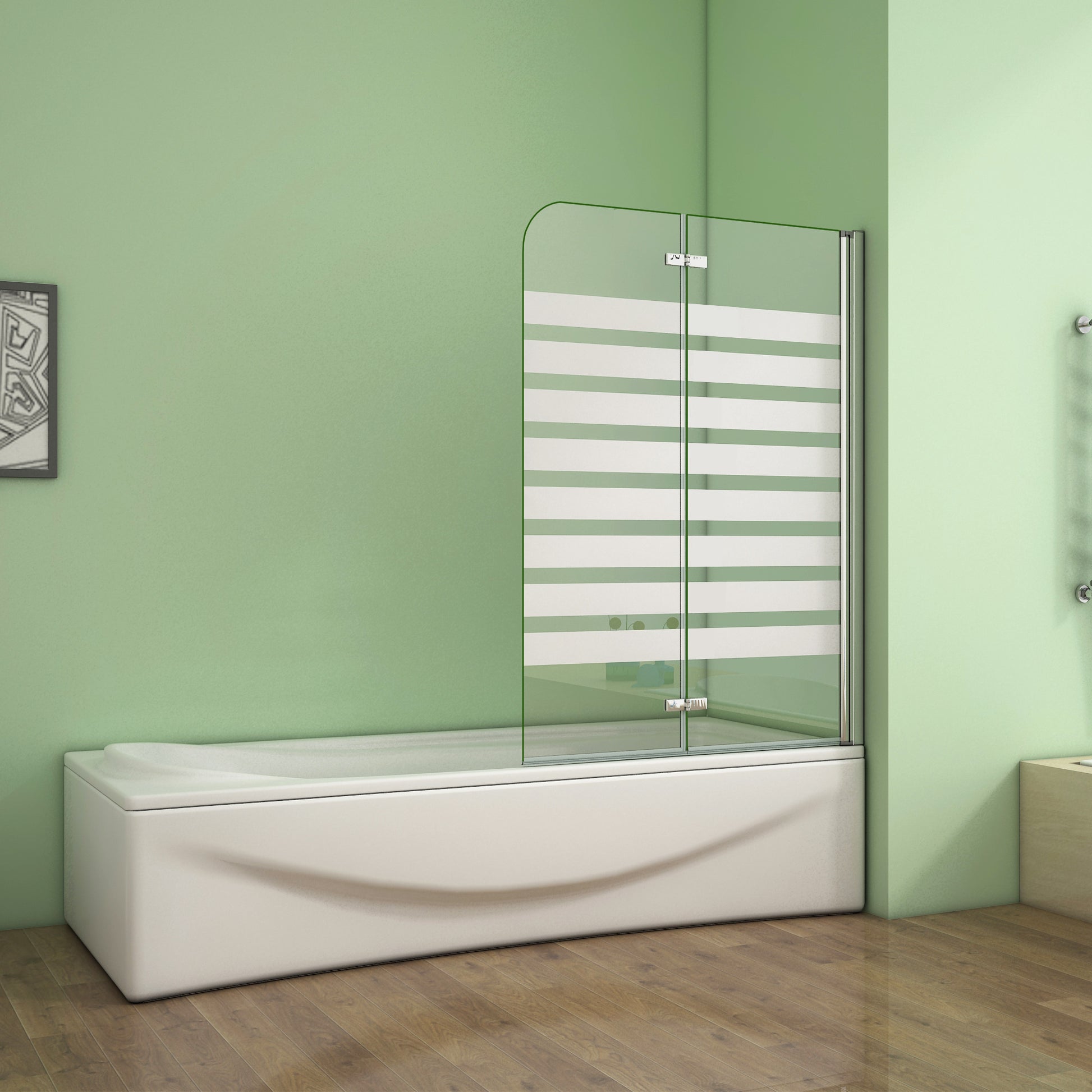 Duschabtrennung Badewannenaufsatz Glas