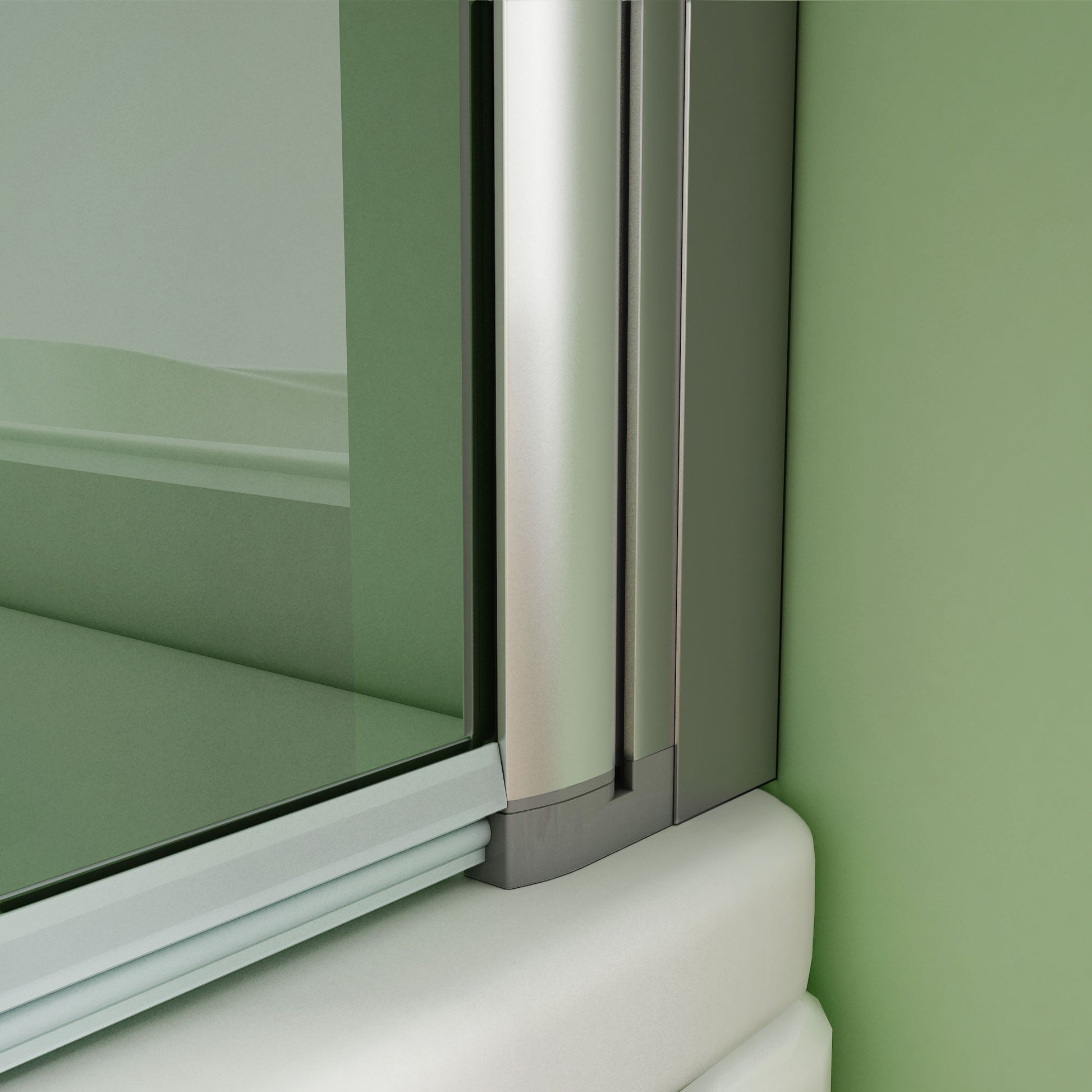 Duschabtrennung Badewannenaufsatz Glas