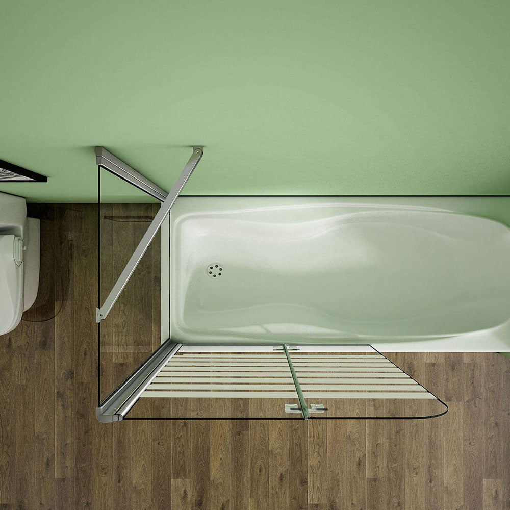 Duschkabine Falttür Drehfalttür Glas