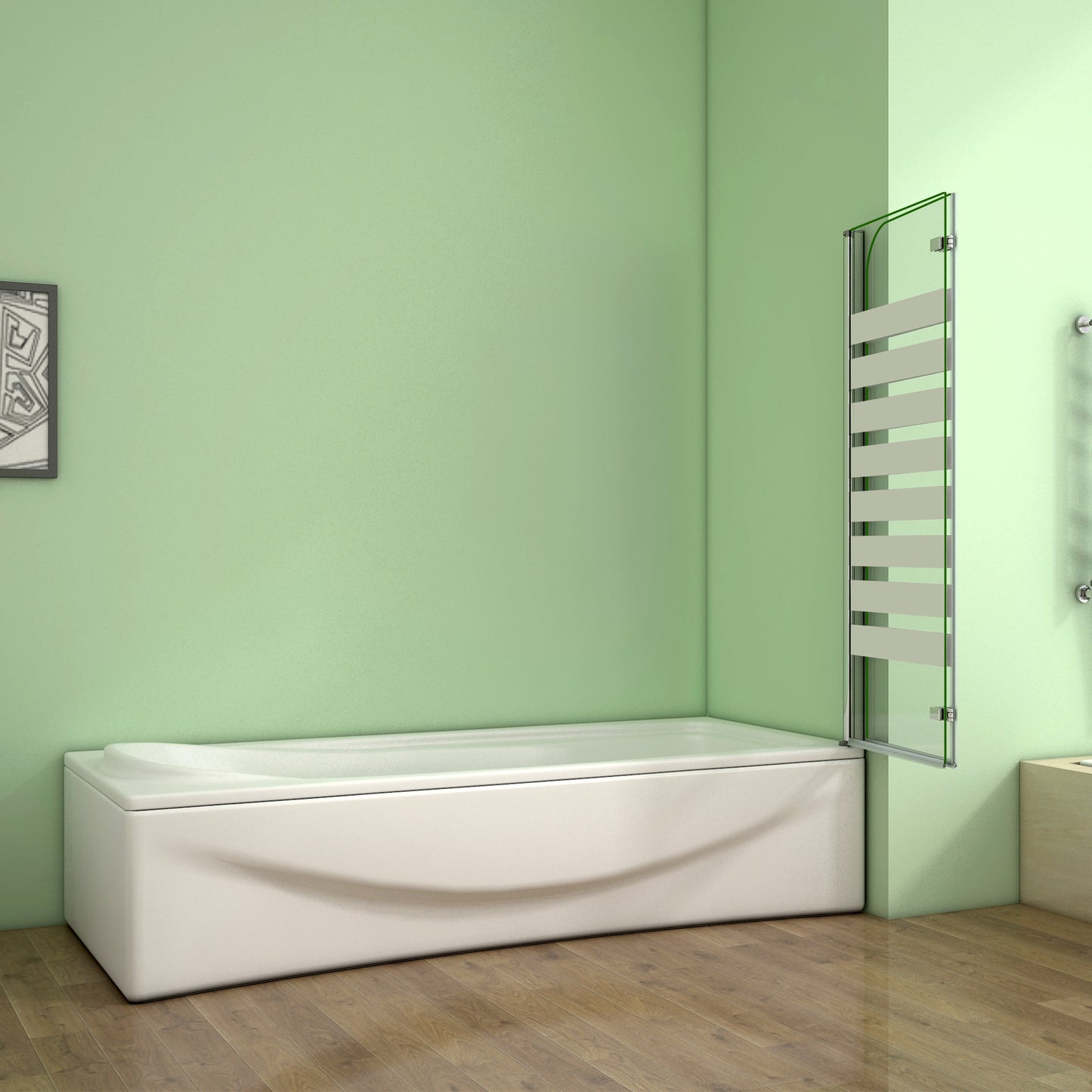 Duschabtrennung Badewannenaufsatz Glas