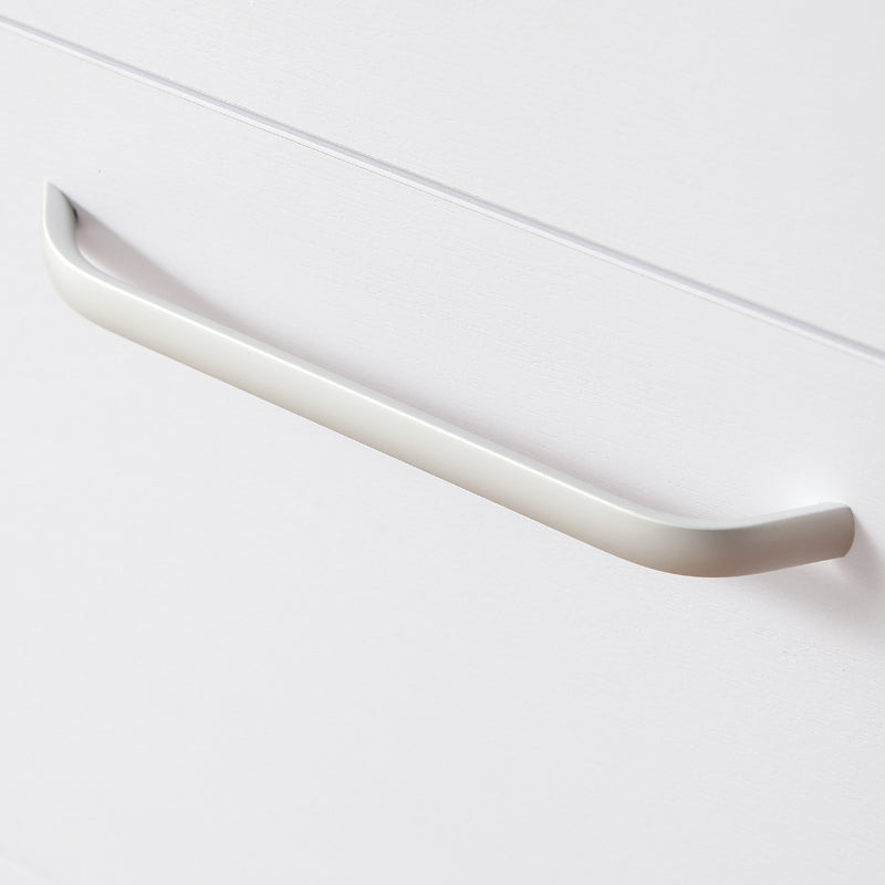 Badmöbel Set 60 cm Weiß/Walnuss Waschbecken mit Unterschrank Waschtisch Keramikbecken