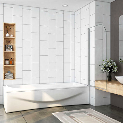 80x140cm Duschabtrennung Badewannenaufsatz Badewannenabtrennung Dusche Duschwand