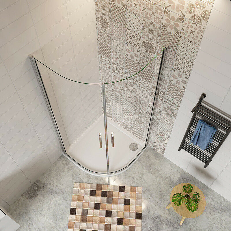 Duschkabine Falttür Drehfalttür Glas