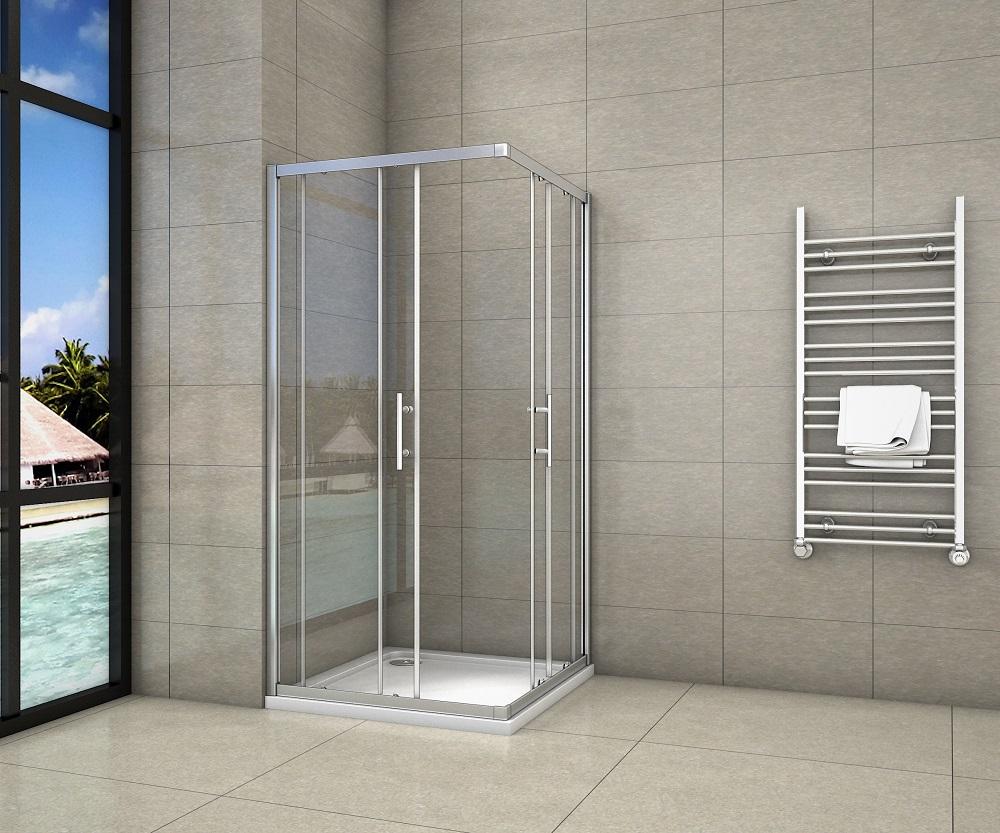 Duschkabine Falttür Drehfalttür Glas