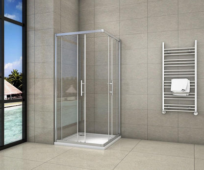 Duschkabine Falttür Drehfalttür Glas