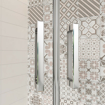 Duschkabine Falttür Drehfalttür Glas