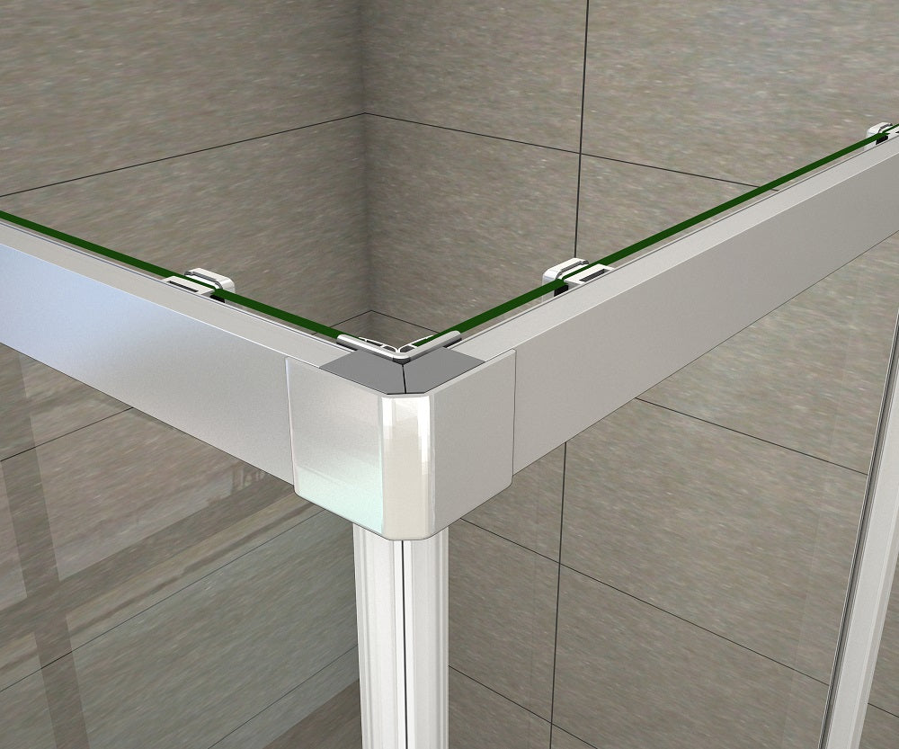 Duschkabine Falttür Drehfalttür Glas