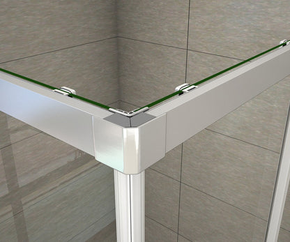 Duschkabine Falttür Drehfalttür Glas