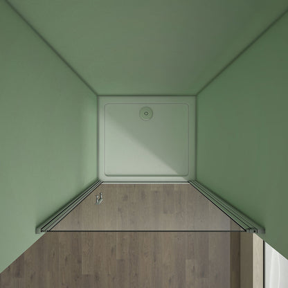 Duschkabine Nische Glas Höhe: 185cm