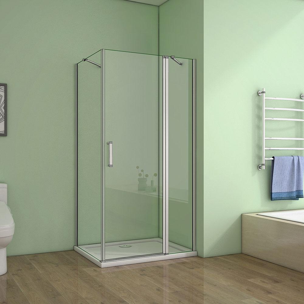 Duschkabine Falttür Drehfalttür Glas