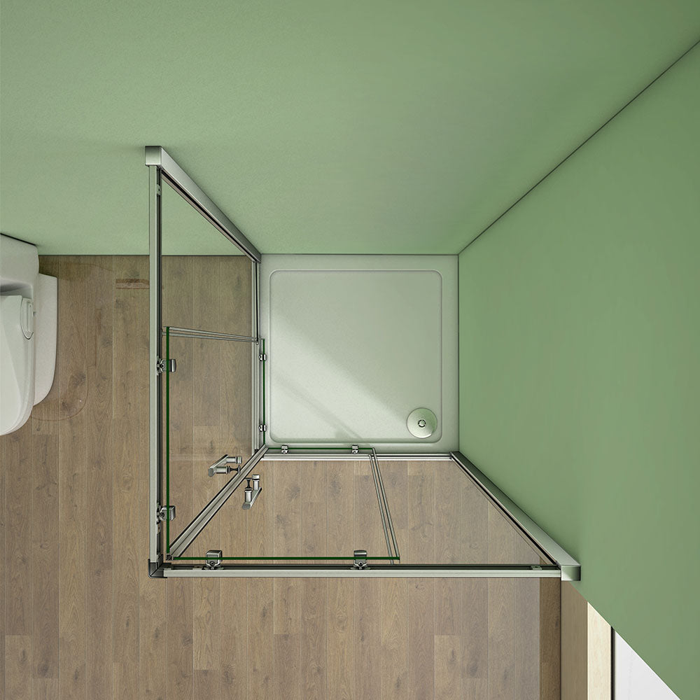 90x90 80x80 Duschkabine Glas