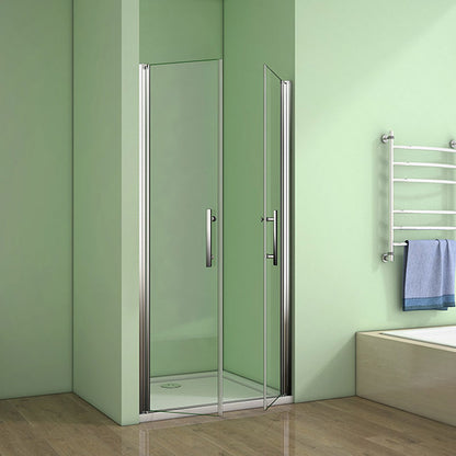 Duschkabine Falttür Drehfalttür Glas