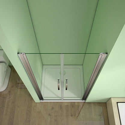 Duschkabine Falttür Drehfalttür Glas