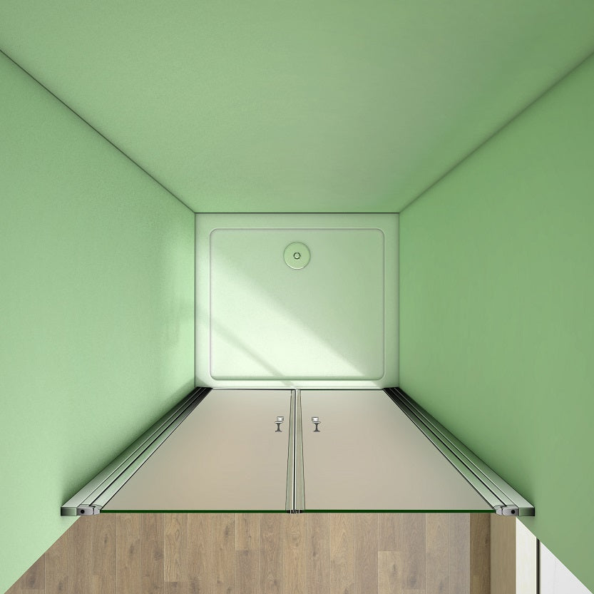 Duschkabine Falttür Drehfalttür Glas