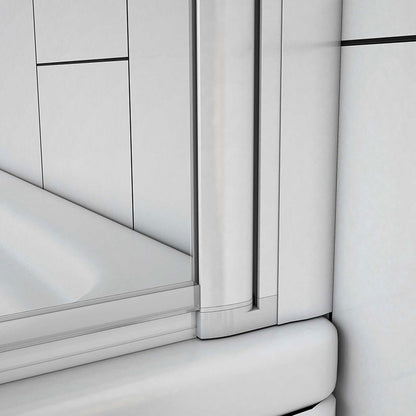 80x140cm Duschabtrennung Badewannenaufsatz Badewannenabtrennung Dusche Duschwand