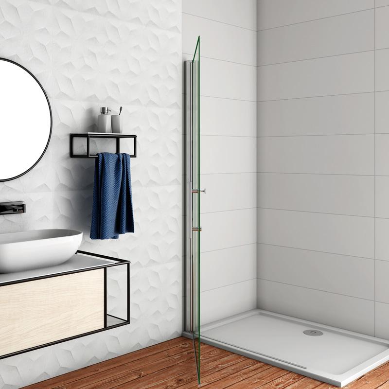 Duschkabine Falttür Drehfalttür Glas