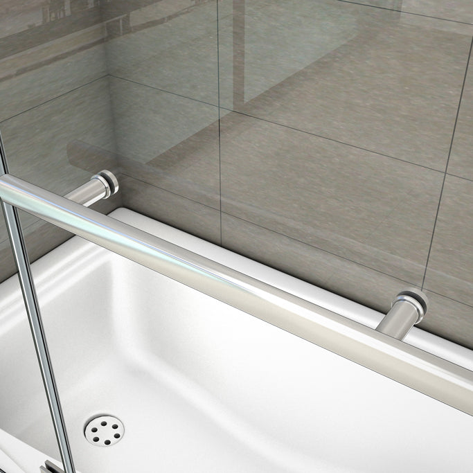 Badewannenaufsatz 100 cm Falttür 6mm NANO Glas