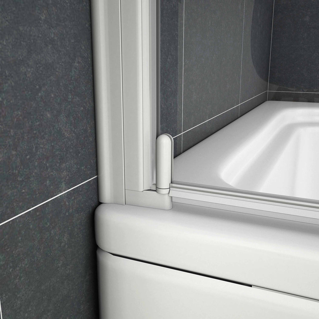 Badewannenaufsatz 75 cm Drehbar 4mm Glas