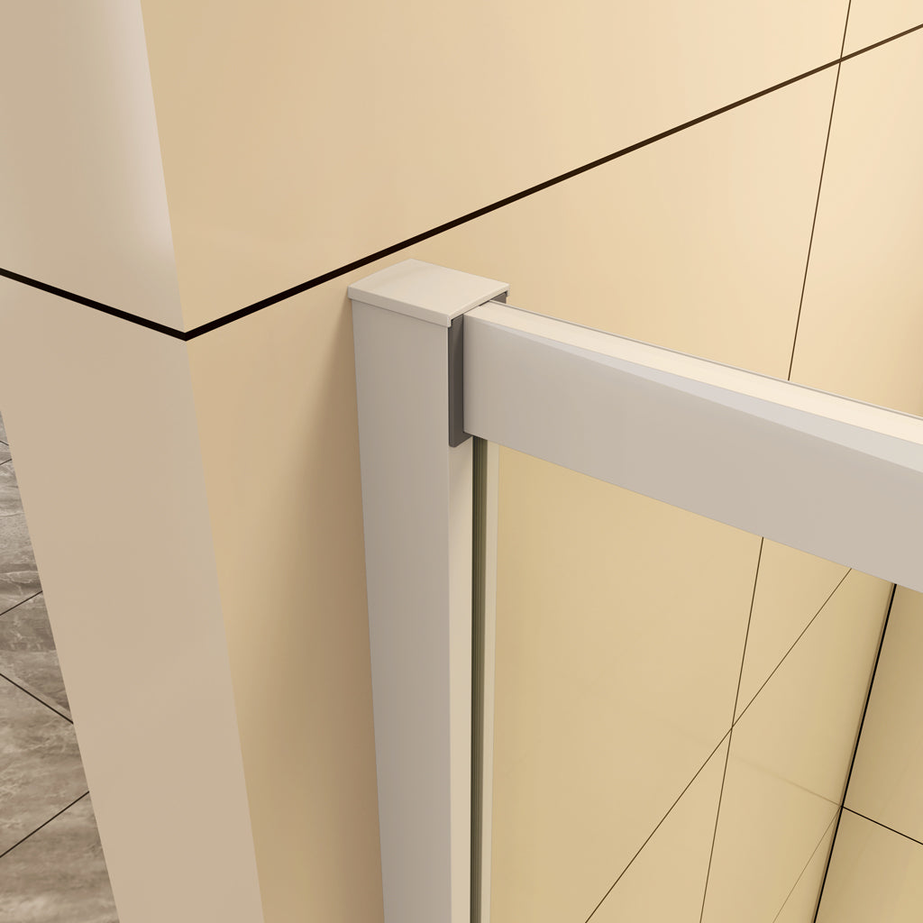 Duschkabinen Duschabtrennung 100x100 cm Eckeinstieg Schiebetür Duschkabine