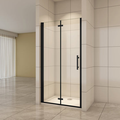 Aica Nischentür Duschtür 70 cm 6mm NANO Glas Falttür Duschabtrennung