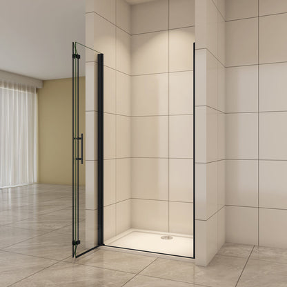 Nischentür 70 cm H.195 cm Falttür 6mm NANO Glas Duschkabine