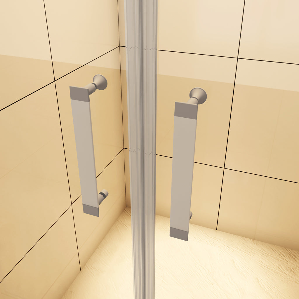 Duschkabine Nischentür 70 cm Pendeltür 5mm Glas