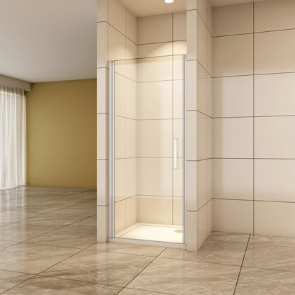 Nischentür Duschtür 80 cm 5mm Glas Drehtür Duschabtrennung