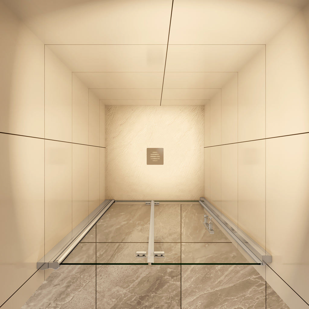 Duschkabine Nischentür Duschtür 90 cm Falttür 6mm NANO Glas