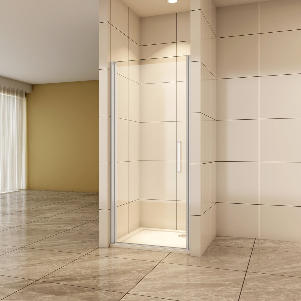 Nischentür Duschtür 90 cm 5mm Glas Drehtür Duschabtrennung