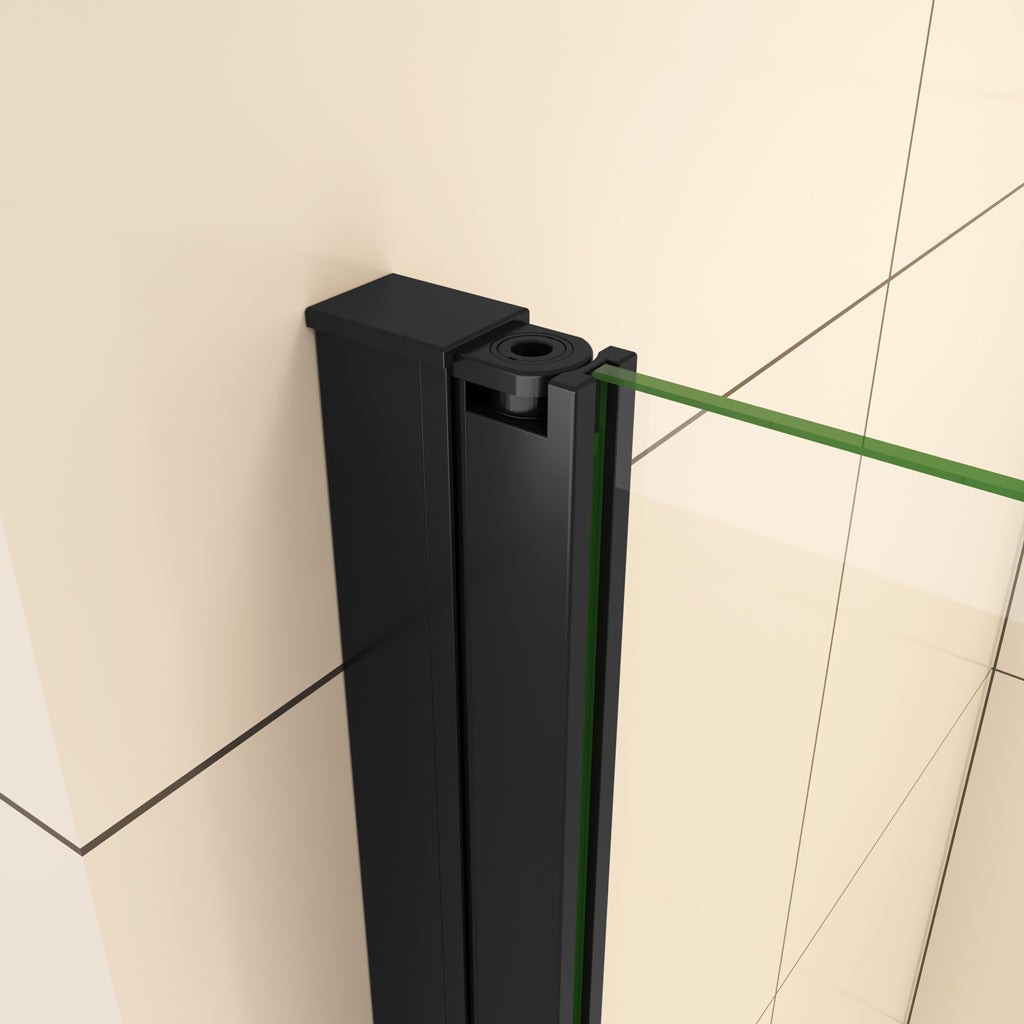 Duschkabine Nischentür 90 cm Pendeltür 8mm NANO Glas