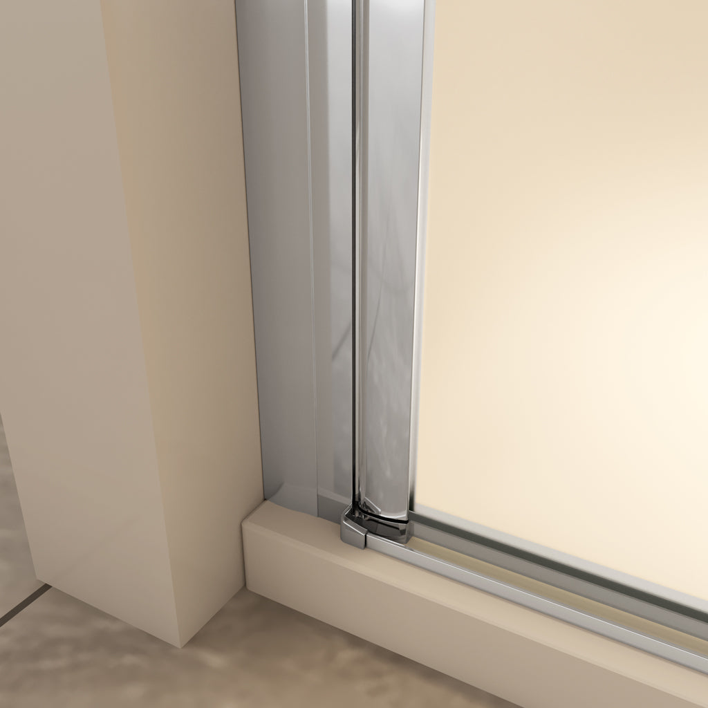 Duschkabinen Duschabtrennung 95 cm Nischentür Pendeltür Duschkabine Aica