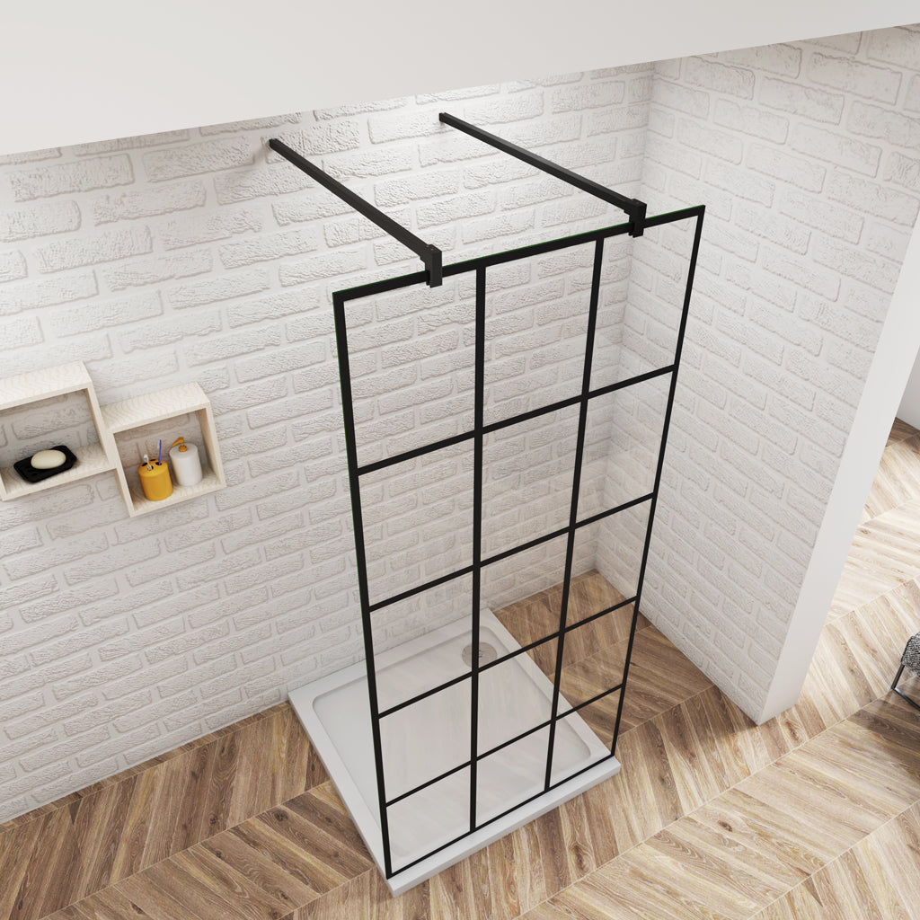 77.7 x H.200 cm Duschabtrennung 8mm NANO Glas Walk In Duschwand Dusche